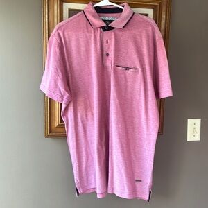 NWOT Rod & Gunn Sherwood, short sleeve pique polo in geranium 2XL Sport Fit